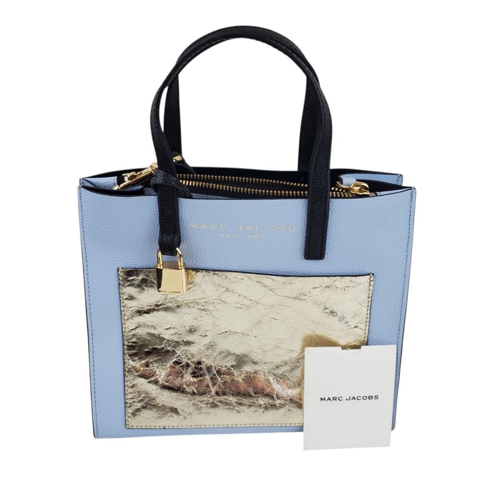 Marc Jacobs Mini Grind Colorblock Light Blue & Go… - image 2